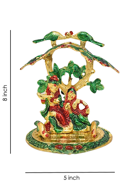 Multicolour Radha Krishna Murti