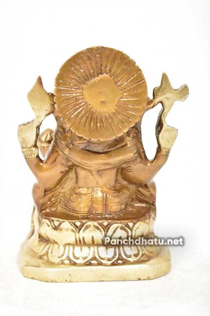 Ganesha Back Panchdhatu Murti