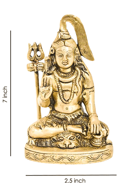 Shiv Ji Panchdhatu Murti