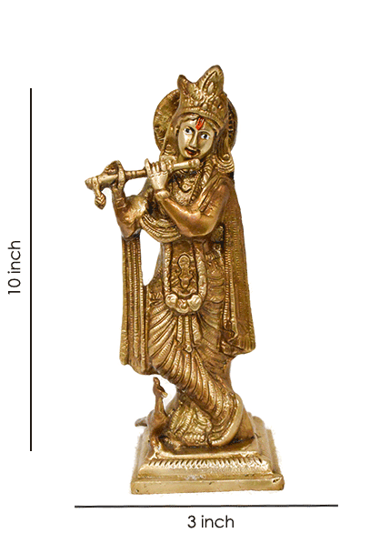 Krishna Inch Panchdhatu Murti