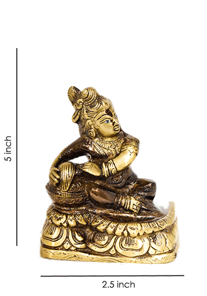 Maakhan Krishna Inch Panchdhatu Murti