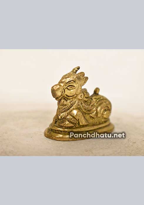 Nandi Maharaj Left Panchdhatu Murti