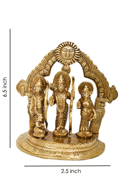 Ram Darbar Inch Panchdhatu Murti Ram Darbar Inch Panchdhatu Murti