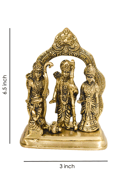 Ram Darbar Inch Panchdhatu Murti Ram Darbar Inch Panchdhatu Murti