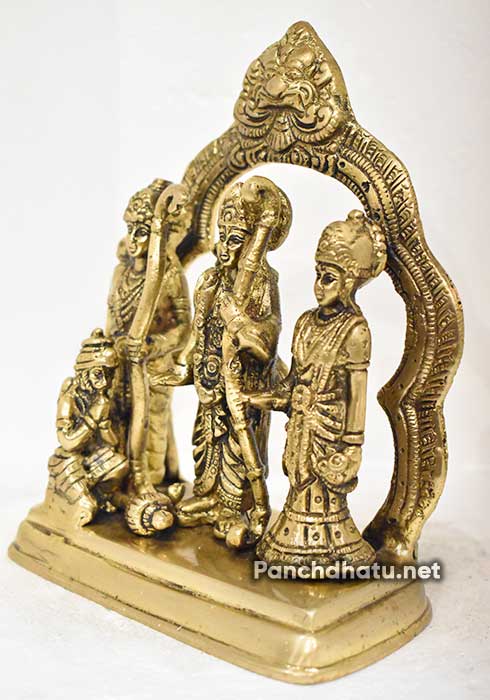 Ram Darbar Left Panchdhatu Murti