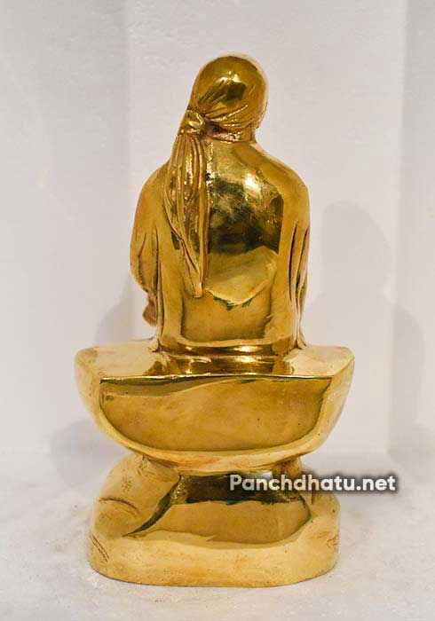 Sai Baba Back Panchdhatu Murti