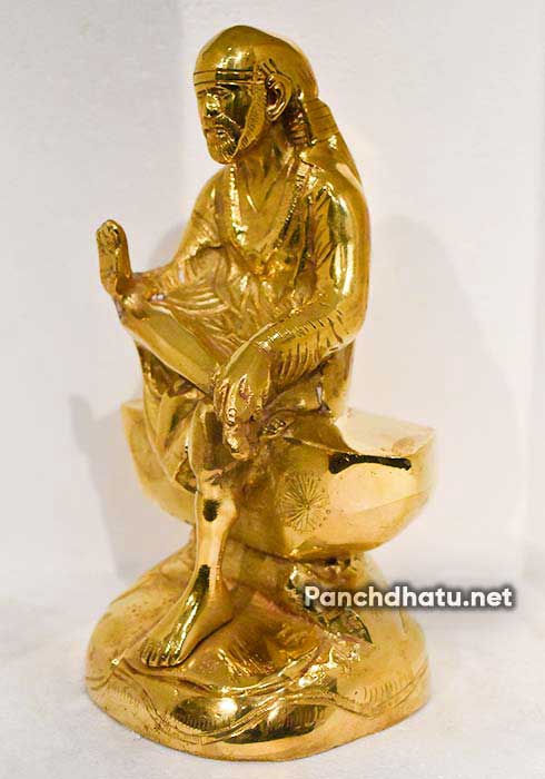 Sai Baba Left Panchdhatu Murti