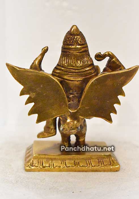 Shani Maharaj Back Panchdhatu Murti
