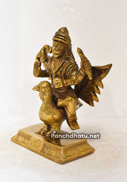Shani Maharaj Left Panchdhatu Murti